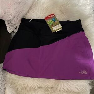 The North Face Black and Purple Skirt
